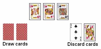 5 card draw hand example