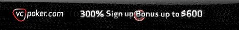 VCPoker anmeldung bonus banner